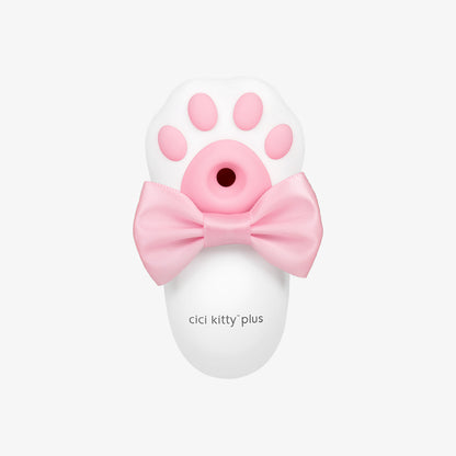 OTOUCH CICI KITTY vibrator front view with pink paw design