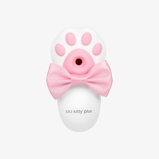 OTOUCH CICI KITTY vibrator front view with pink paw design