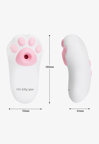 Size chart of the OTOUCH CiCi Kitty Plus with detailed measurements including length, width